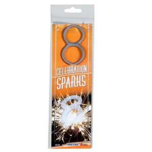 Number sparkler 8 F1 Vuurwerk Weert